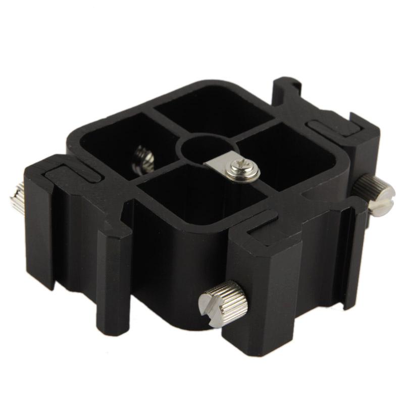 Triple Hot Shoe Mount Adapter For Flash And Light Stands-1915198264693624835