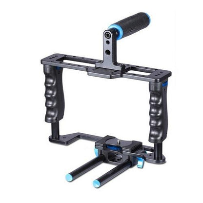 Camera Stabilizer With Protective Cage Handle And Top Set-1915197386234400769