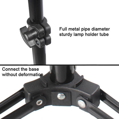 Professional Aluminum Lighting Stand For Studio Flash - 68-200Cm Height Black-1915197031492751364