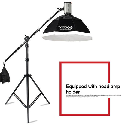 Professional Aluminum Lighting Stand For Studio Flash - 68-200Cm Height Black-1915197031492751365