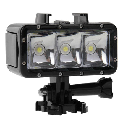 Waterproof Video Light For Action Cameras - 3 Modes-1915197073507094528
