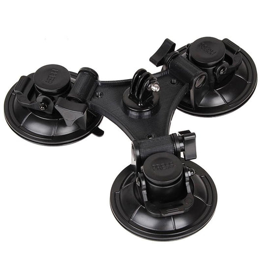 Triangle Suction Cup Mount For Action Cameras With Screwdriver-1915197563175309313