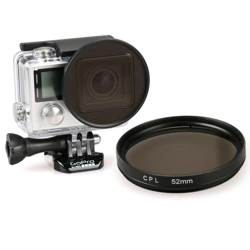 52Mm Round Filter For Gopro Hero 4 / 3 And Xiaoyi Sport Cameras-1915198048871518209