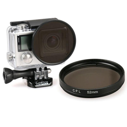 52Mm Round Filter For Gopro Hero 4 / 3 And Xiaoyi Sport Cameras-1915198048871518215