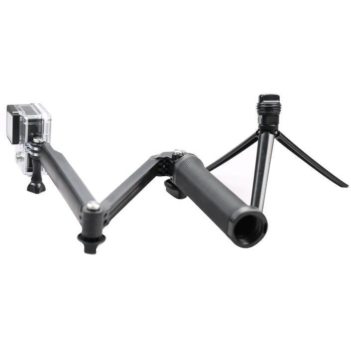 Extendable Monopod Tripod For Action Cameras - 3 Way Multi Function-1915198235325108230
