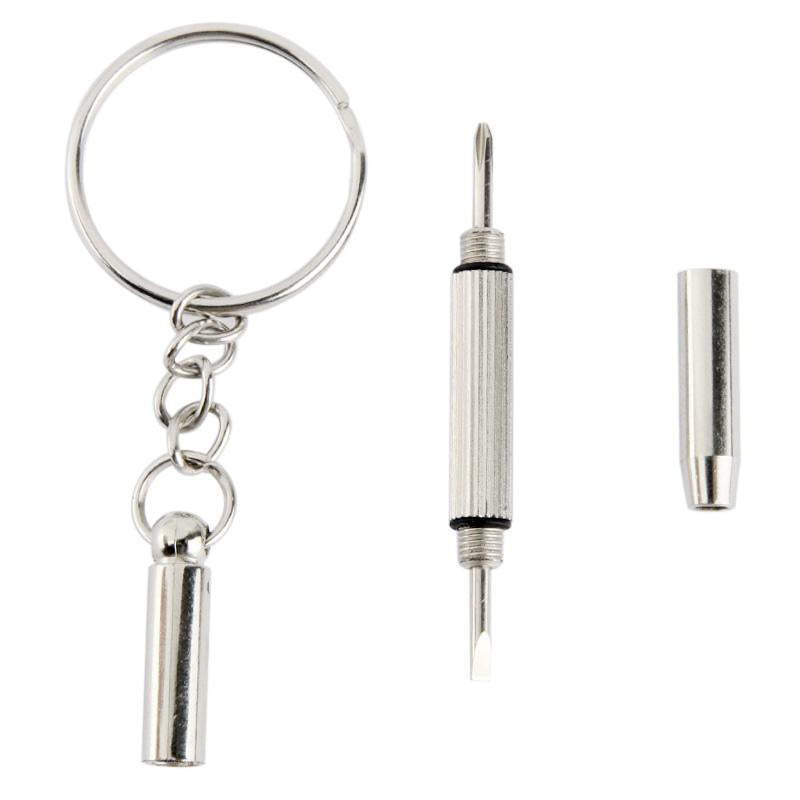 Versatile 3-In-1 Mini Screwdriver Keychain For Watch Phone Camera And Glasses-1915197725465513984