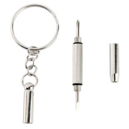 Versatile 3-In-1 Mini Screwdriver Keychain For Watch Phone Camera And Glasses-1915197725465513984