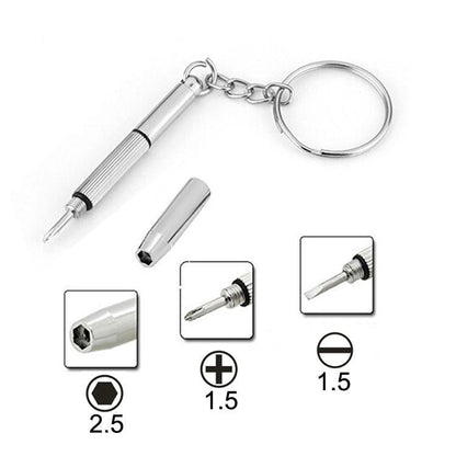 3-In-1 Professional Screwdriver Repair Tool With Keychain For Smart Devices-1915197104293285895