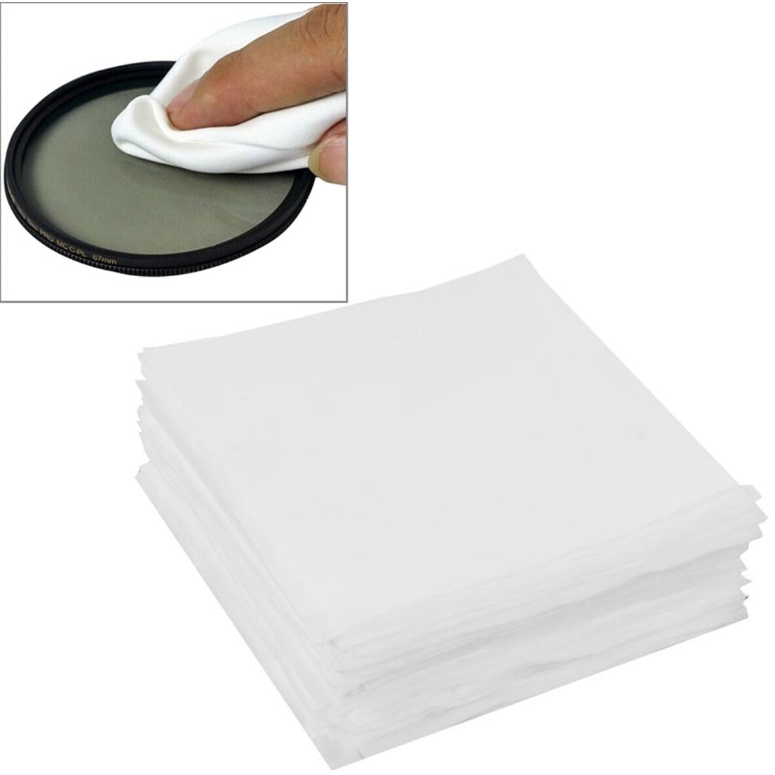 100-Pack Lcd Screen Cleaning Cloth For Camera & Mobile - 9.8 X 9.8Cm-1915198432126046208