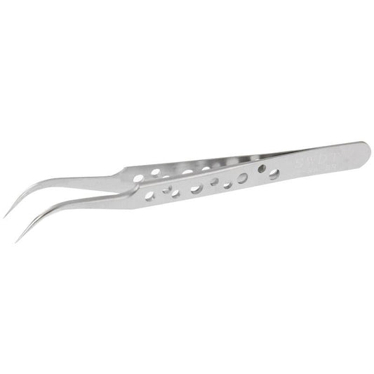 Curved Steel Tweezers - High Hardness Anti-Magnetic Anti-Acid-1915196980666175489