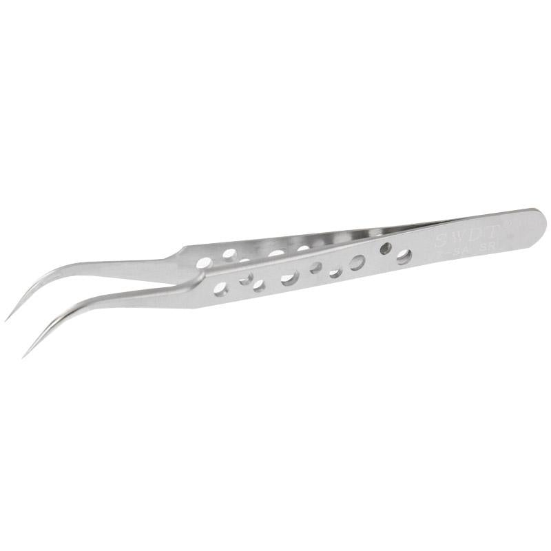 Curved Steel Tweezers - High Hardness Anti-Magnetic Anti-Acid-1915196980666175495