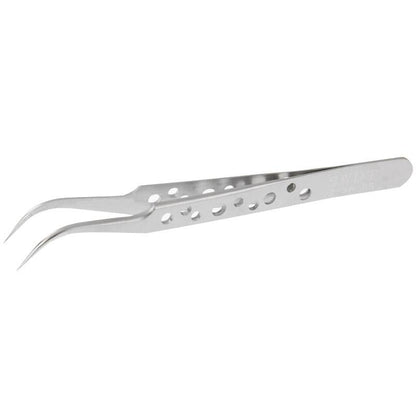 Curved Steel Tweezers - High Hardness Anti-Magnetic Anti-Acid-1915196980666175495