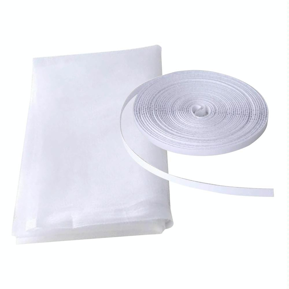 White Diy Window Screen With Hook And Loop Fastener For Mosquito Net-1915197747816960001