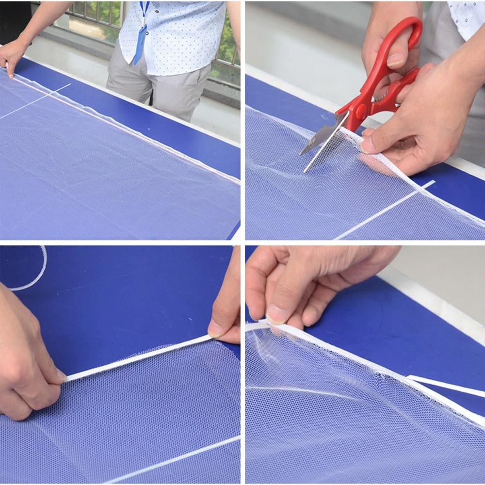 White Diy Window Screen With Hook And Loop Fastener For Mosquito Net-1915197747816960002