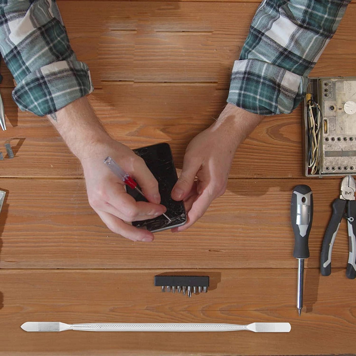 18Cm Professional Metal Disassembly Rods For Mobile Phone / Tablet Repair-1915197596511637510