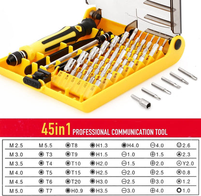 45-Piece Screwdriver Repair Tool Set - 6089 Model-1915197203413078019