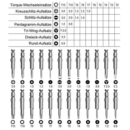 25-Piece Precision Screwdriver Set For Electronics With Shek Packaging-1915197498373312518