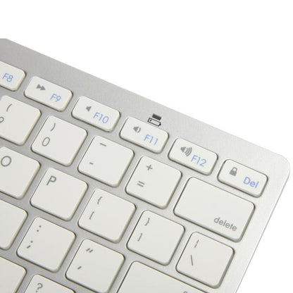 Ultra-Thin Bluetooth Keyboard For Ipad Air / Mini Iphone Ps3 - White-1915197632926584836