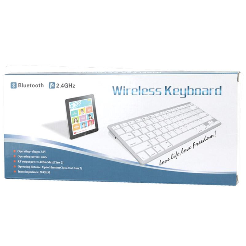 Ultra-Thin Bluetooth Keyboard For Ipad Air / Mini Iphone Ps3 - White-1915197632926584837