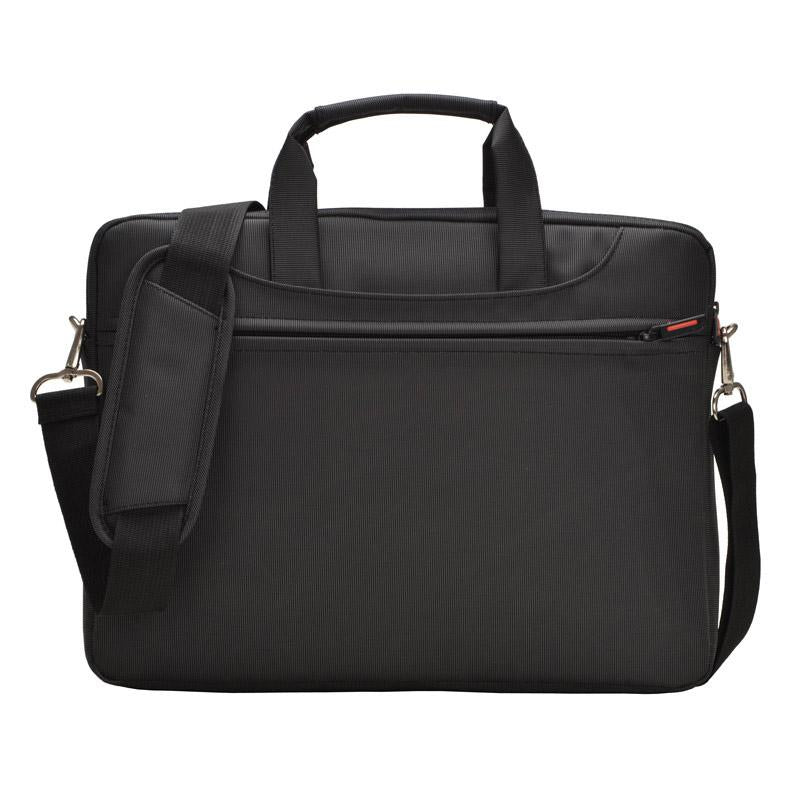 Waterproof Nylon Laptop Bag - 15.6 Inch One Shoulder Portable - Black-1915197878360477700
