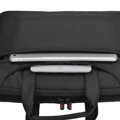 Waterproof Nylon Laptop Bag - 15.6 Inch One Shoulder Portable - Black-1915197878360477702