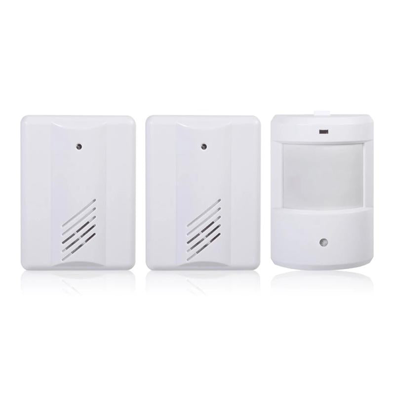 Wireless Infrared Doorbell Alarm For Home / Office - 2 Sensors-1915197714916839424
