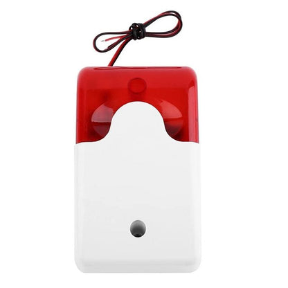 Compact Red Strobe Siren For Security Alarm-1915196987595165703