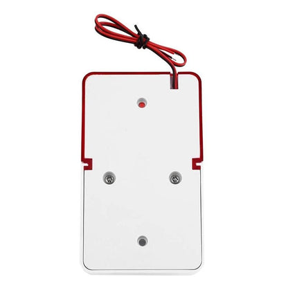 Compact Red Strobe Siren For Security Alarm-1915196987595165698