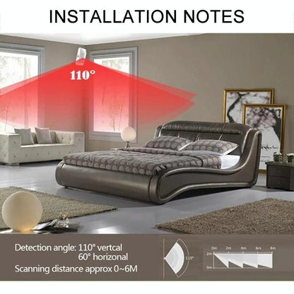 Wireless Wide Angle Pir Motion Sensor Alarm - White-1915197086693986310