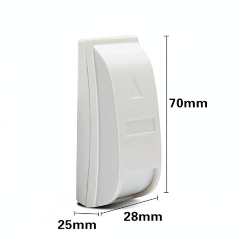 White Wired Pir Motion Detector For Curtains-1915197586487250946