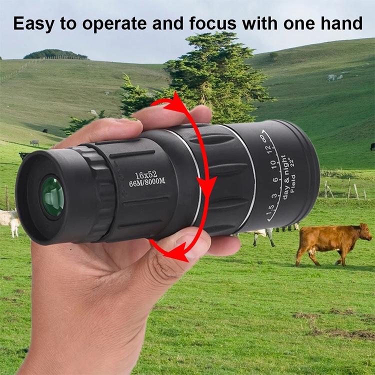 52Mm Monocular Telescope For Hunting And Low Light Night Vision-1915197606120787973