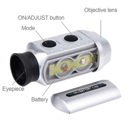 7X Digital Golf Telescope With Measuring Instrument And Padded Case-1915198275573649413