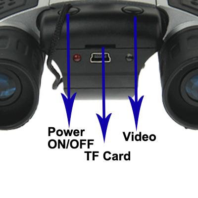 5-In-1 Binocular Camera With Video Digital Pc Cam And Tf Card Reader - 10X25Mm 101M / 1000M Field Of View - Compact Size-1915197401744936965