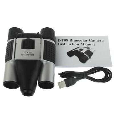 5-In-1 Binocular Camera With Video Digital Pc Cam And Tf Card Reader - 10X25Mm 101M / 1000M Field Of View - Compact Size-1915197401744936967