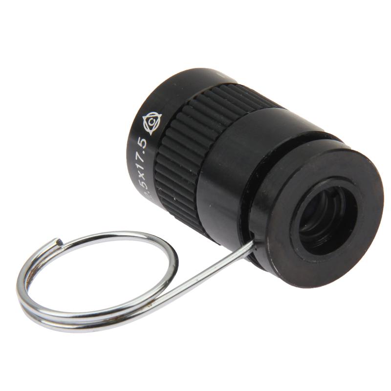 Compact 2.5 X 17.5 Monocular Telescope For Pocket Or Thumb Use - Black-1915197239886745602