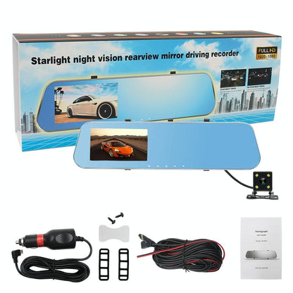 4.3 Dual Camera Vehicle Dvr With Full Hd 1080P Display-1915197484951539720