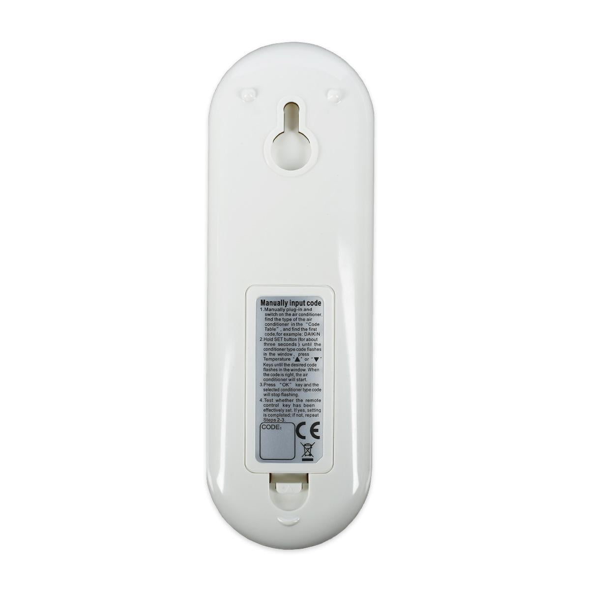 White Universal A / C Remote Control - Q-988E-1915197959696420866