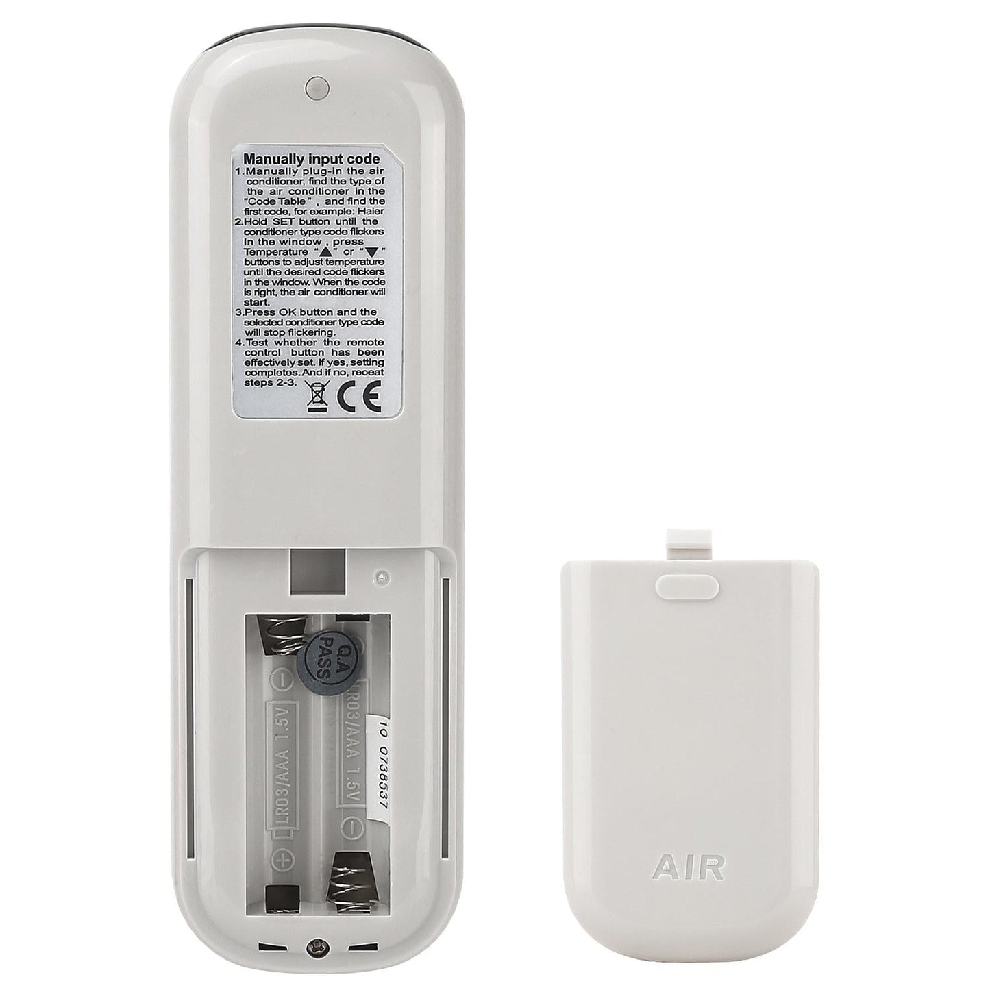 Grey Universal A / C Remote Control - K-1010E Compatible-1915197797292969986