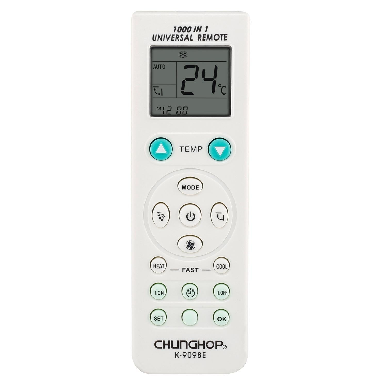 Universal A / C Remote Control - White K-9098E-1915197162677997572