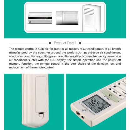 Universal Air Conditioner Remote - K-9099E-1915198370641743875