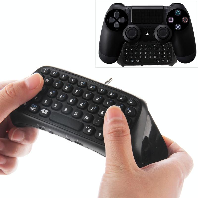 Bluetooth Keyboard For Ps4 Controller - Black-1915196499235573761