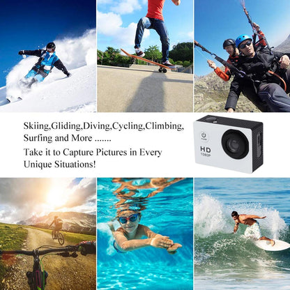 Waterproof Full Hd 1080P Sports Camcorder With Lcd And Case - Sj4000-1922443400414629892