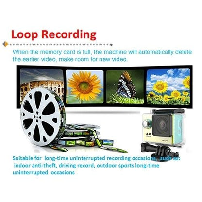 4K Ultra Hd Wifi Sports Camera With 170 Degree Wide Angle Lens And Waterproof Capability-1915196787489116168