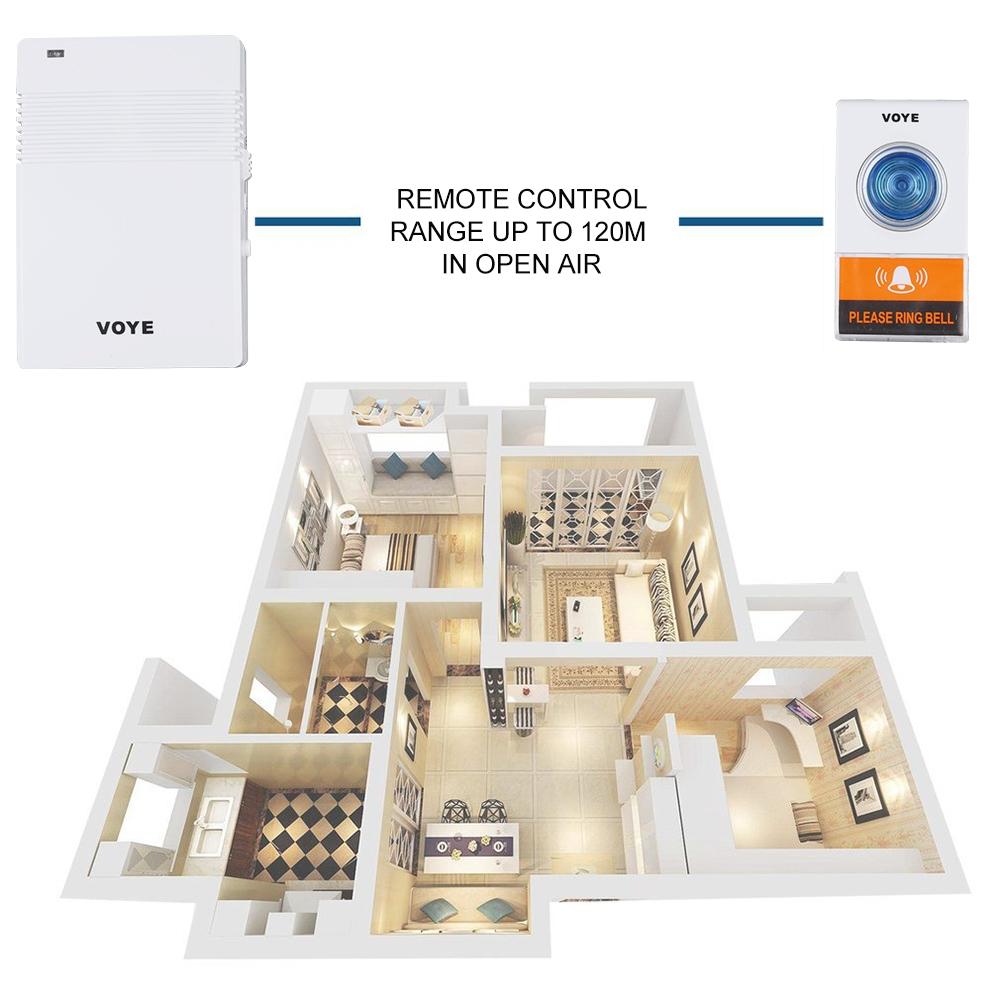 38 Melody Wireless Doorbell - White-1915197428789809157