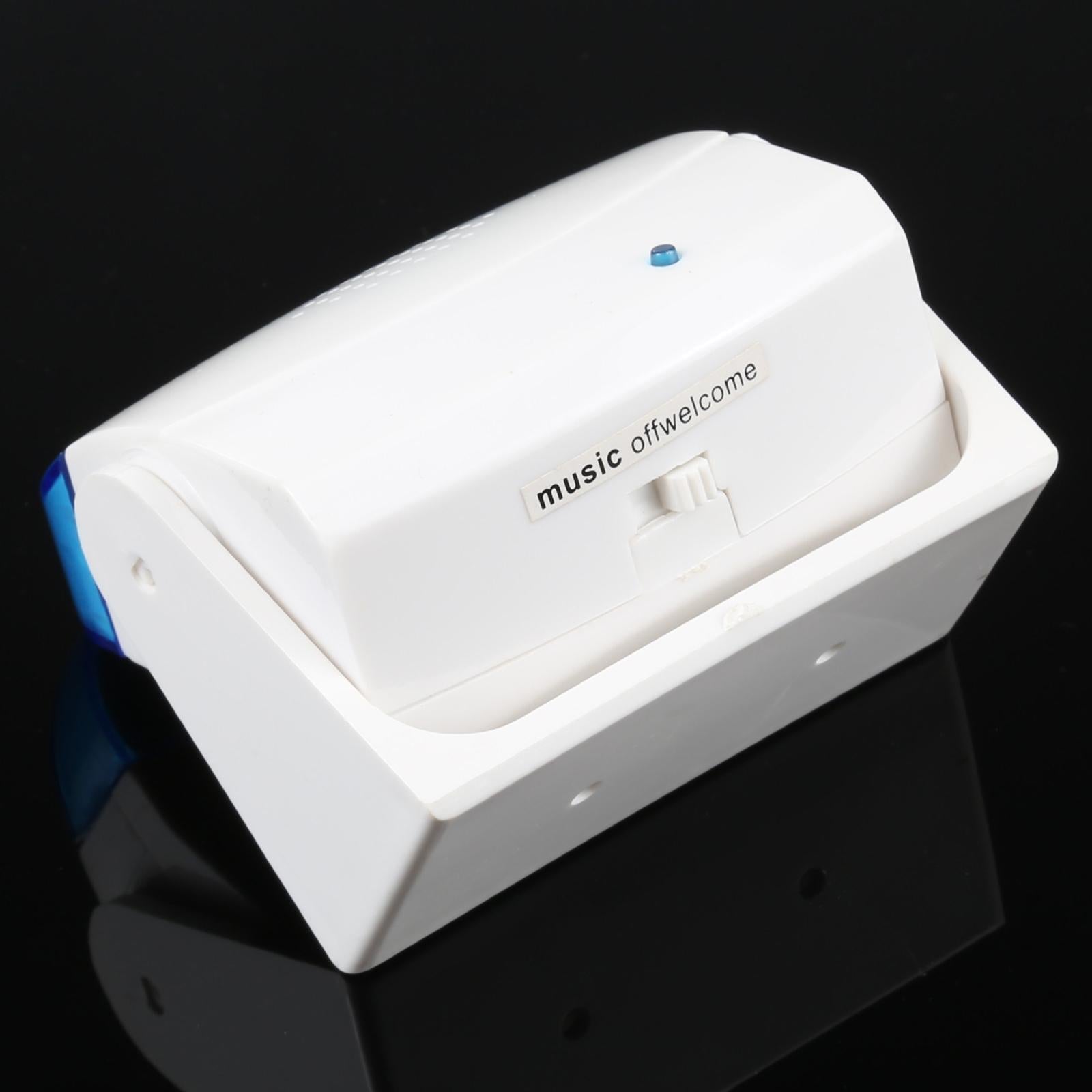 Wireless Doorbell With Guest-Saluting Feature - White-1915197162891907074