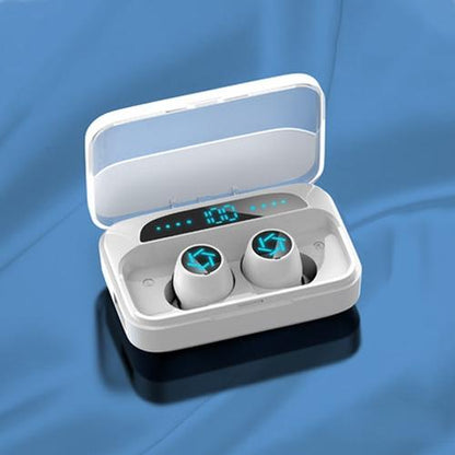 Wireless Bluetooth Earphones With Charging Box - White-1915196631632973824
