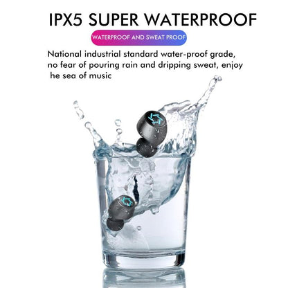 Wireless Bluetooth Earphones With Charging Box - White-1915196631632973832