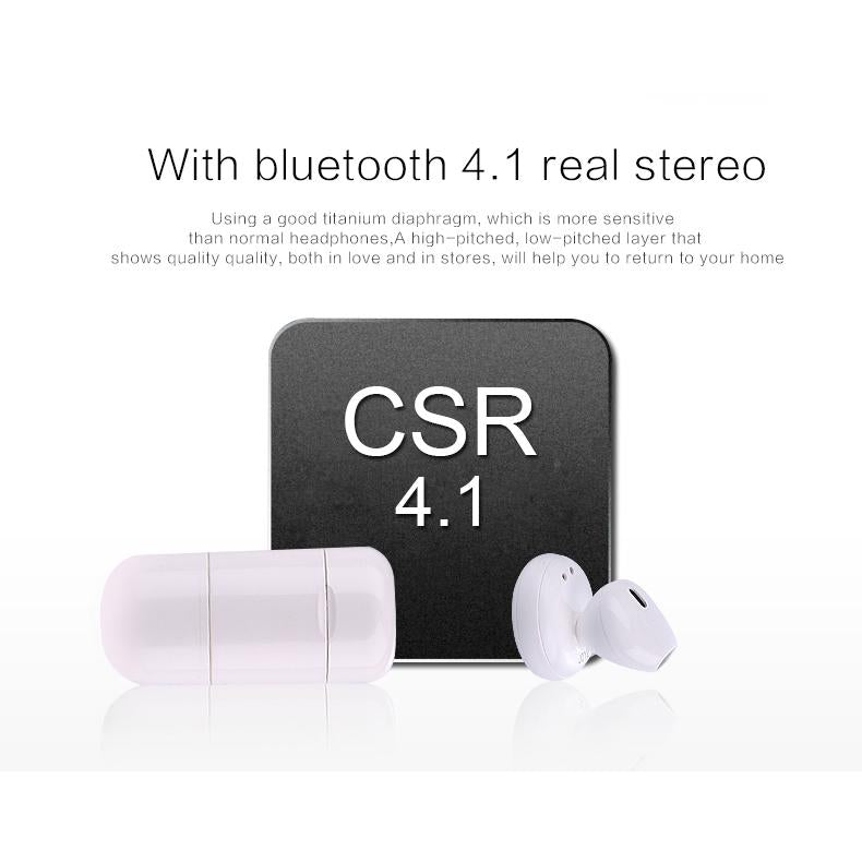 Mini Bluetooth 4.2 In-Ear Stereo Earphone With Charging Box - Single Ear-1915198076642004994