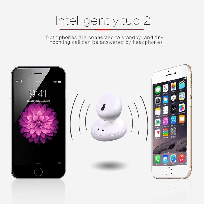 Mini Bluetooth 4.2 In-Ear Stereo Earphone With Charging Box - Single Ear-1915198076642004997