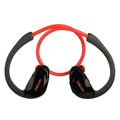 Red Dacom Athlete Bluetooth Earphones With Mic - Sport Running Stereo-1915196589887066113